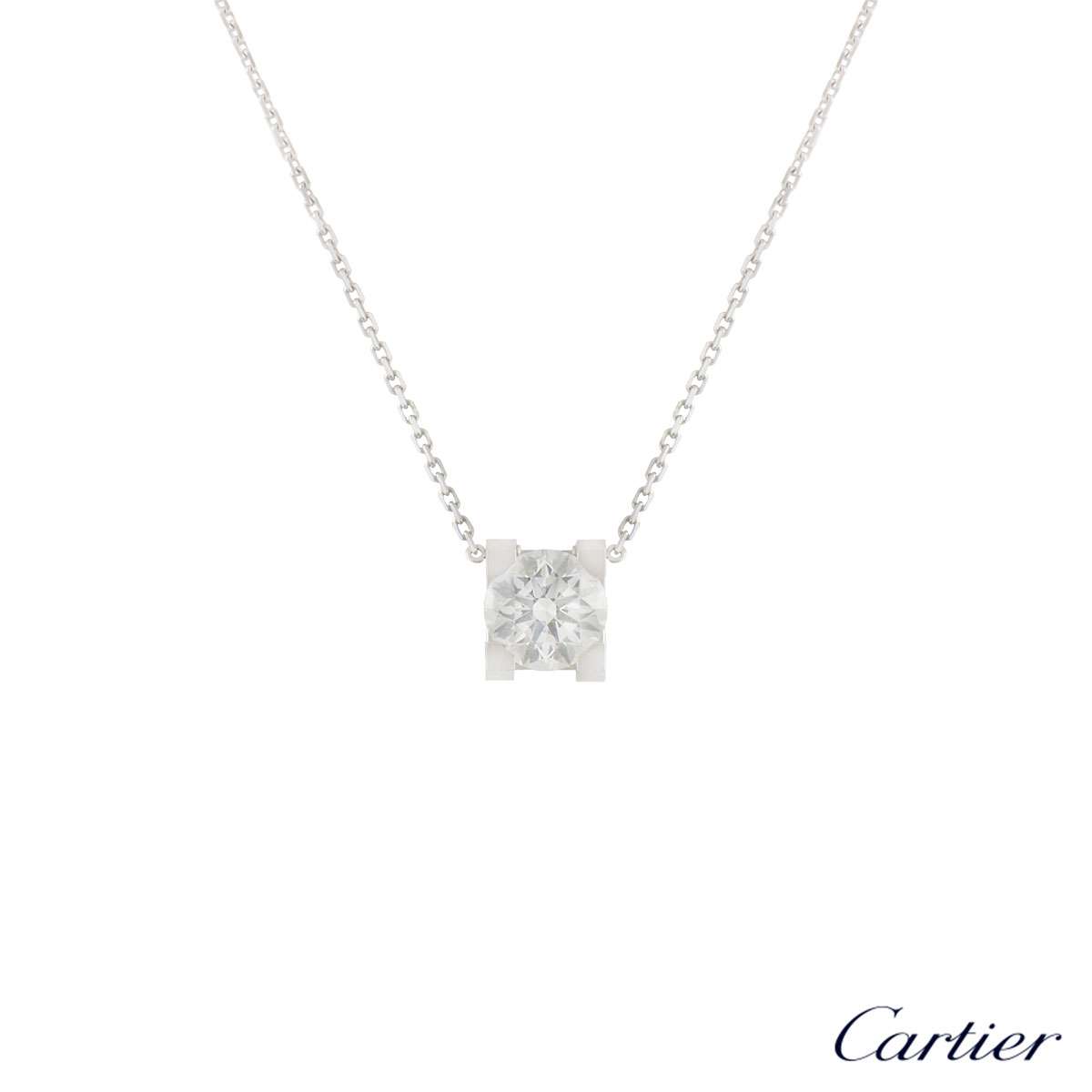 c de cartier diamond necklace